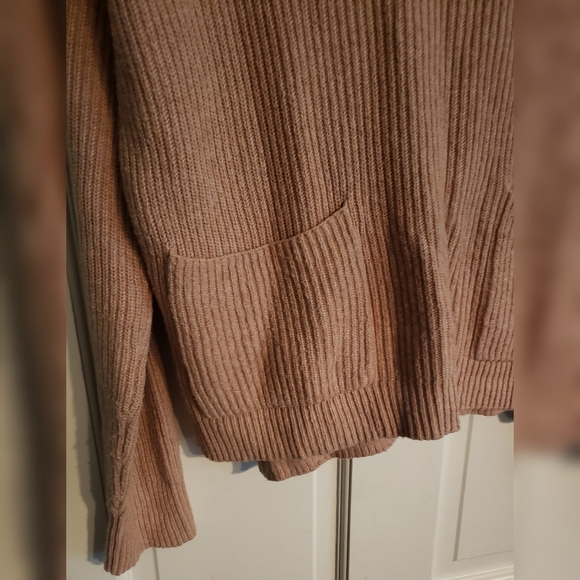 Madewell Heather Rosewater Patch Pocket Pullover Sweater Beige S - Picture 2 of 8